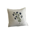 Embroidered Botanical Berry Pillow