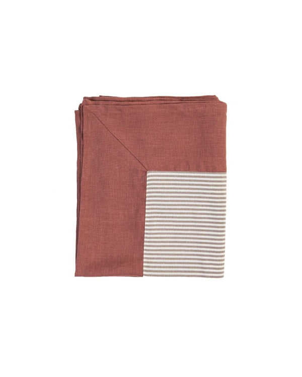Espresso Stripe Tablecloth
