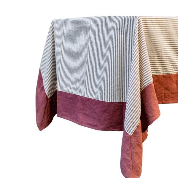 Espresso Stripe Tablecloth