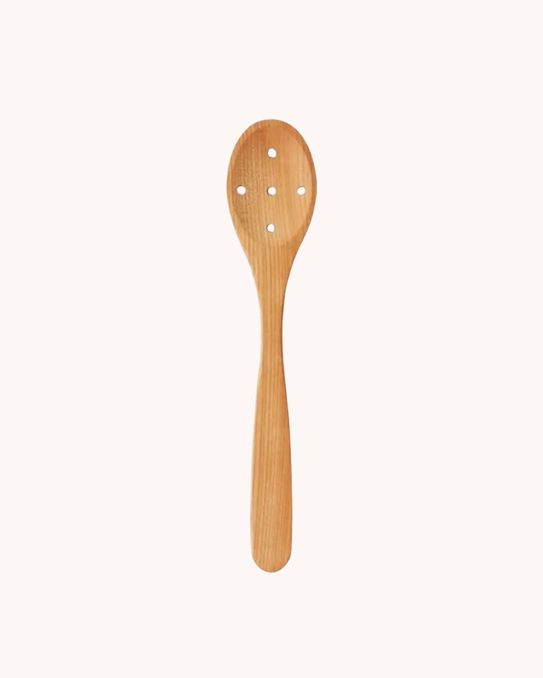 Euro Slotted Spoon, Cherrywood