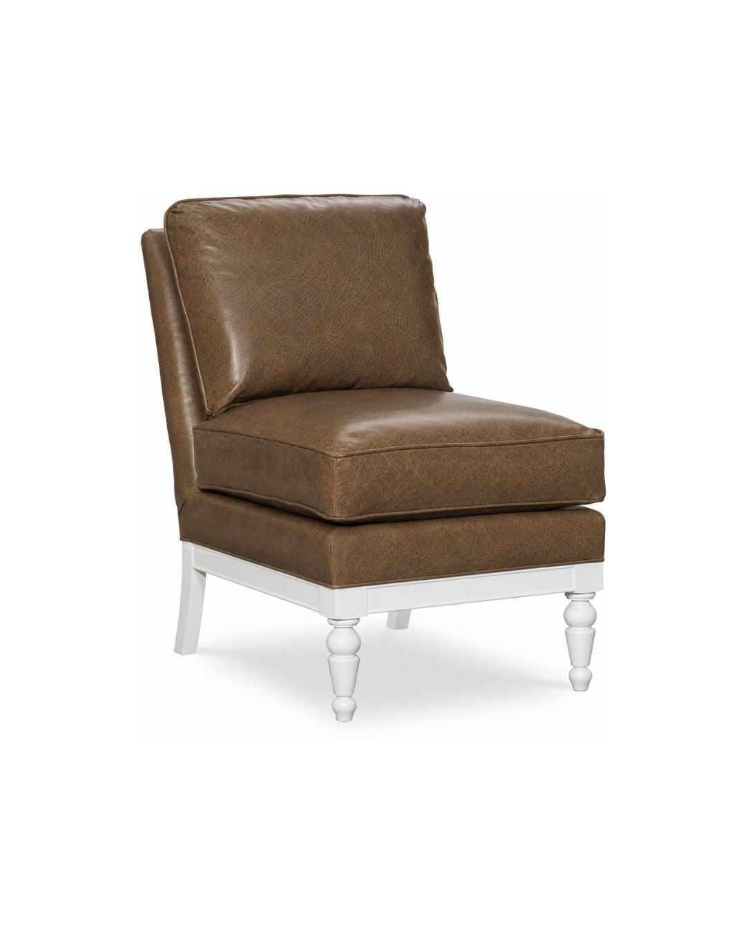 Eva Leather Slipper Chair