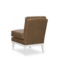 Eva Leather Slipper Chair