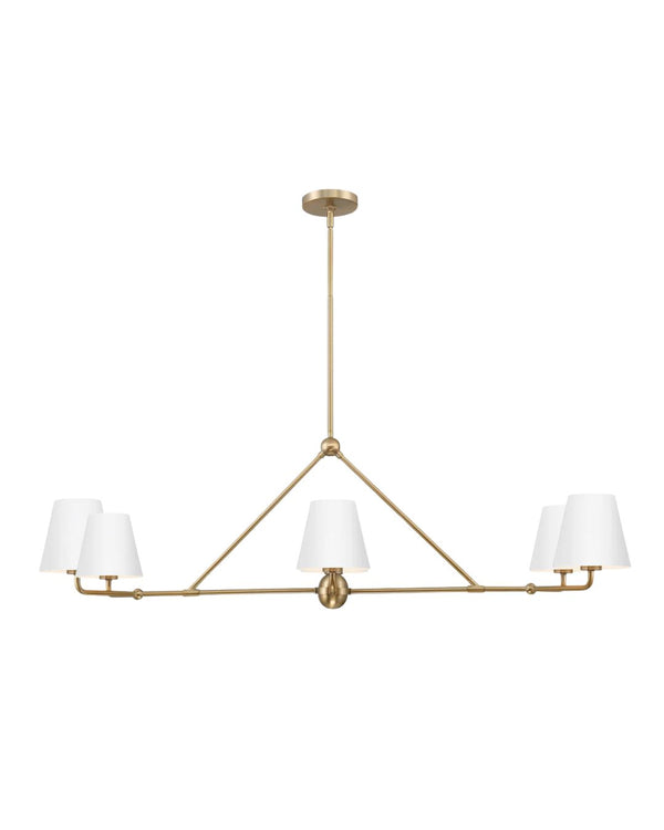 Ezra 6-Light Chandelier in White