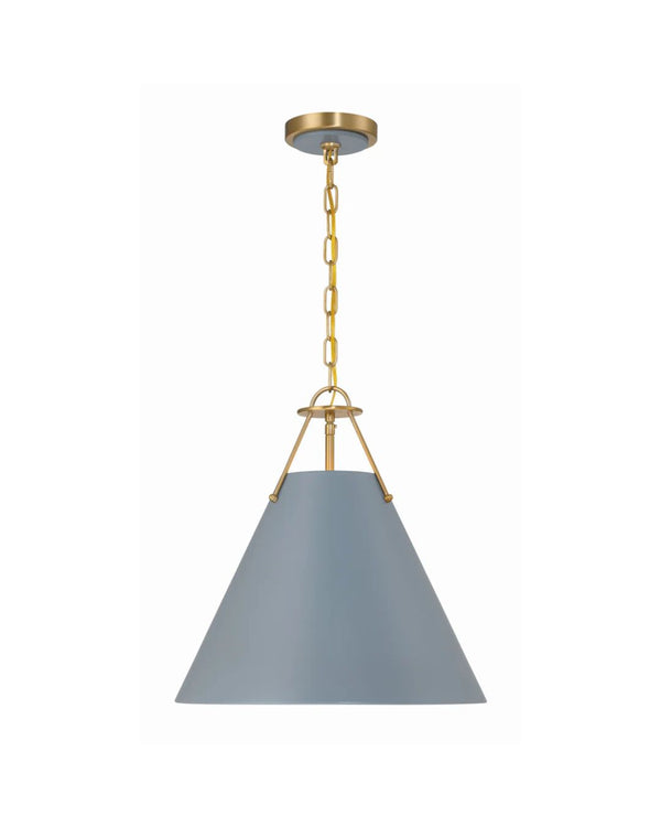 Ezra Pendant in Blue