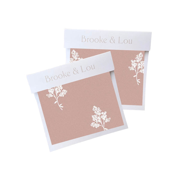 Hannah Floral Fabric in Dusty Pink