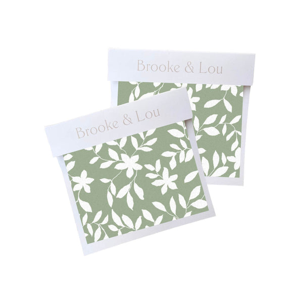 Jo Floral Fabric in Sage