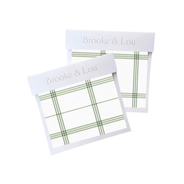 Linden Plaid Fabric in Sage