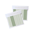 Oscar Stripe Fabric in Sage