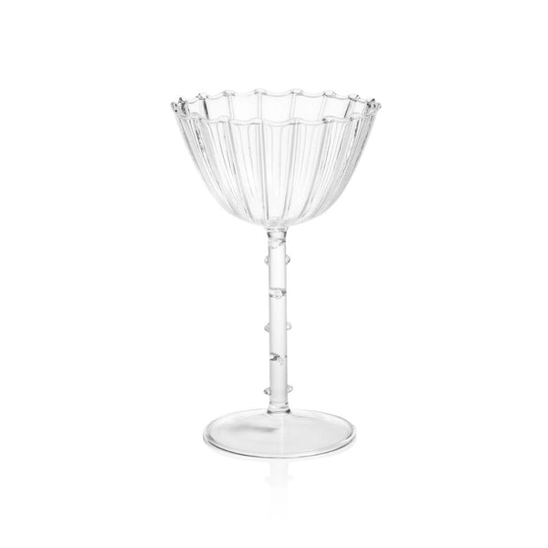 Fluted Coupe Glass