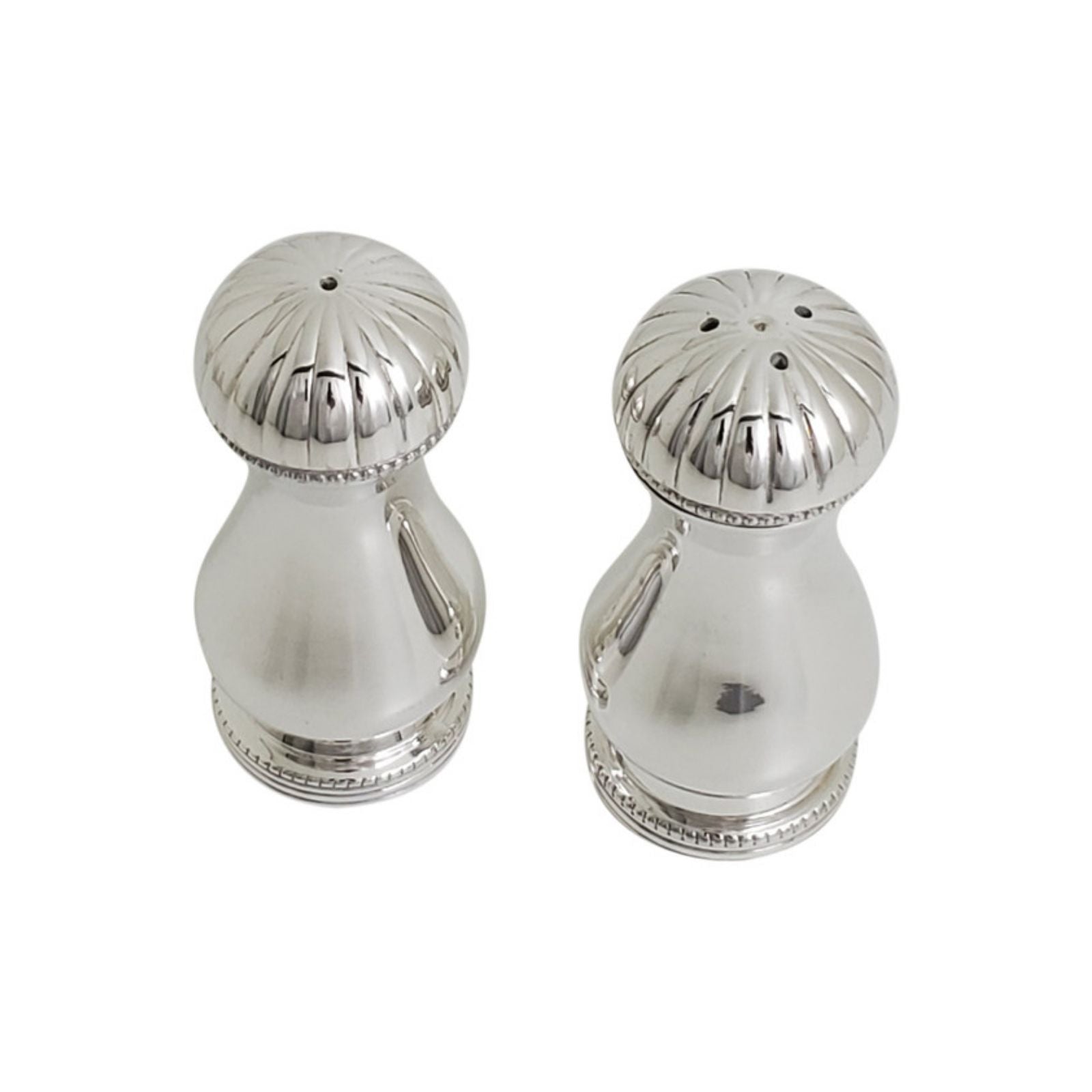 Fluted Salt and Pepper Shaker Set