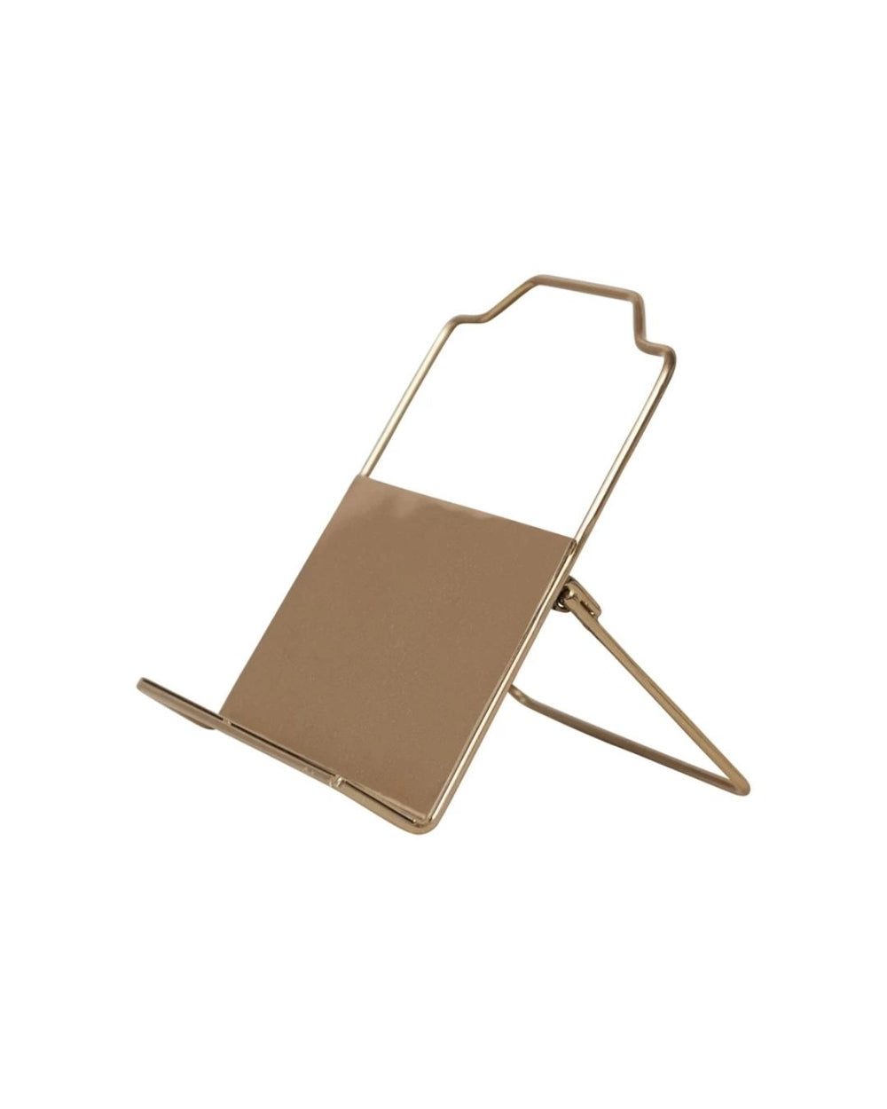 Folding Gold Cookbook Stand