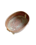 Footed Copper Planter