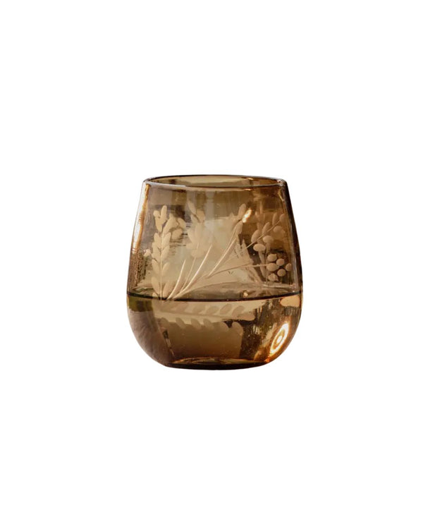 Forma Etched Drinking Glass