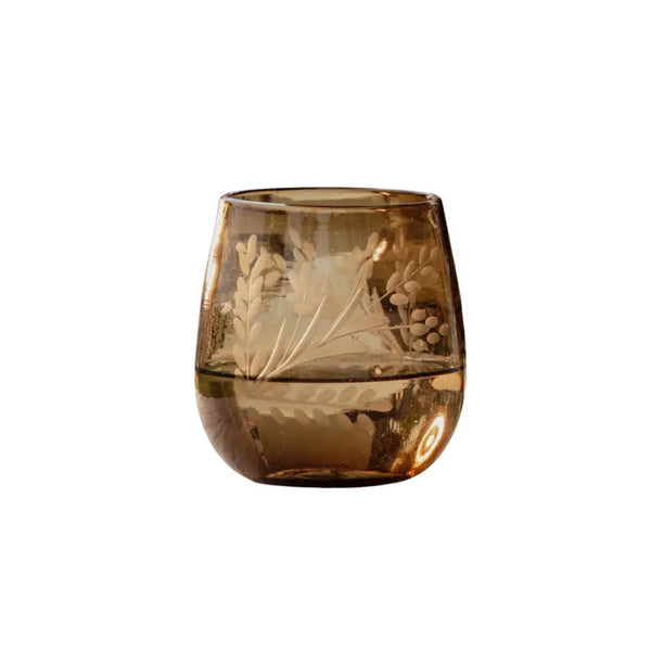 Forma Etched Drinking Glass