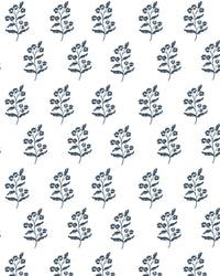 Frankie Floral Fabric in Navy