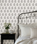 Frankie Floral Wallpaper in Charcoal