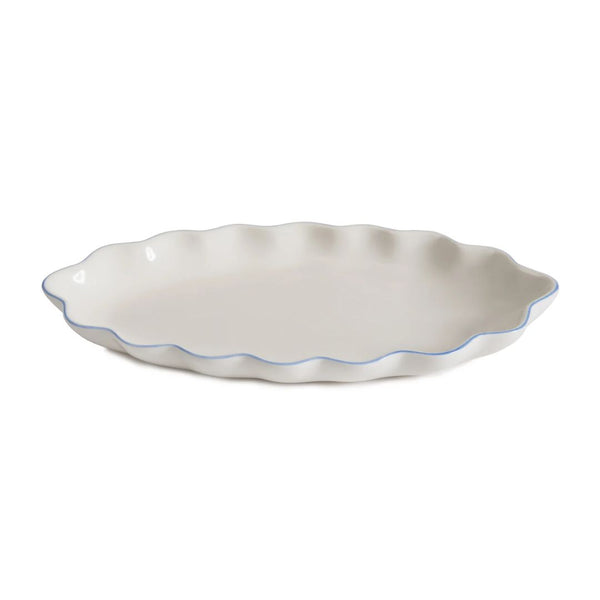 French Border Bathroom Tray in Light Blue