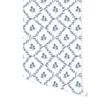 Garden Trellis Wallpaper in Blue