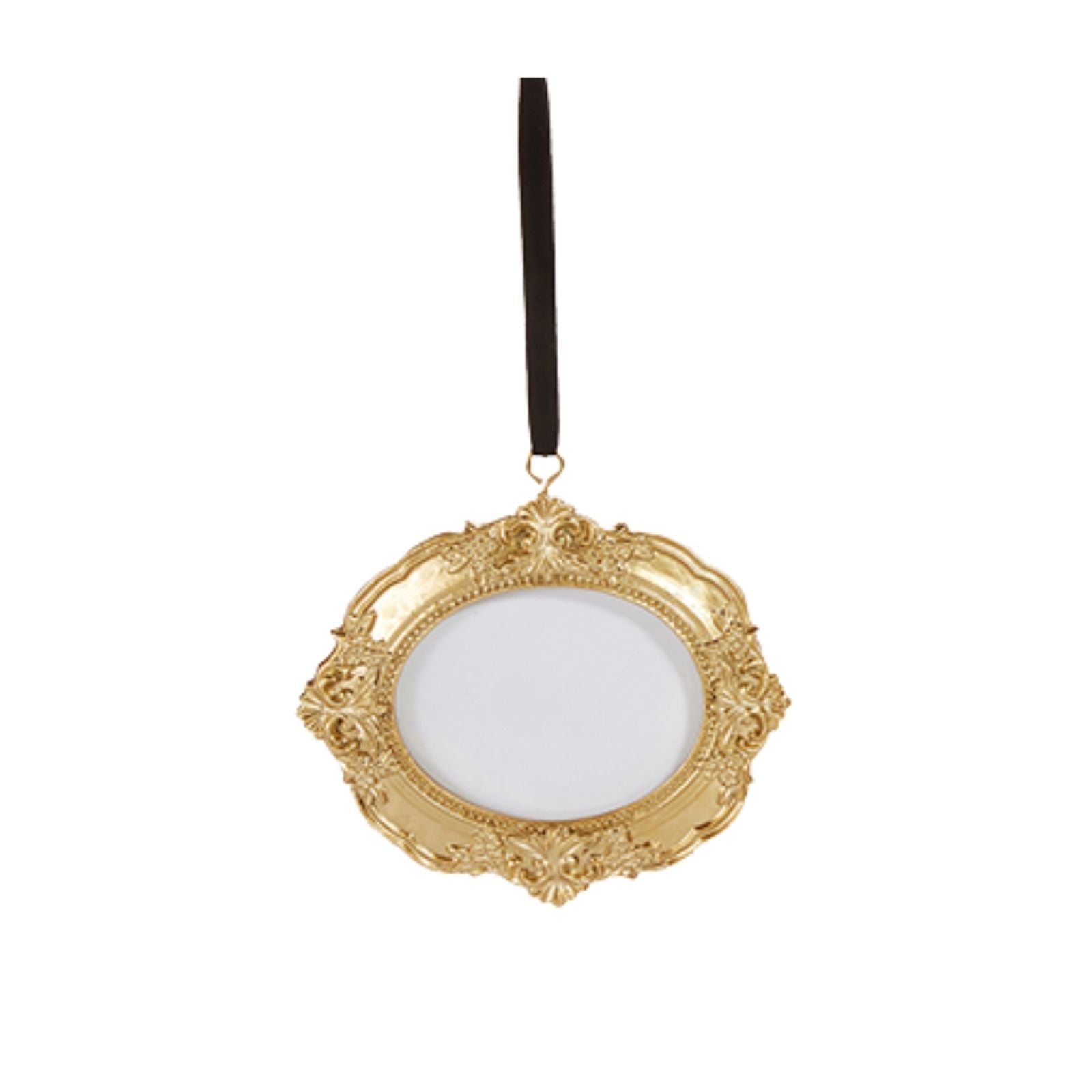 Gilded Frame Ornament- Oval