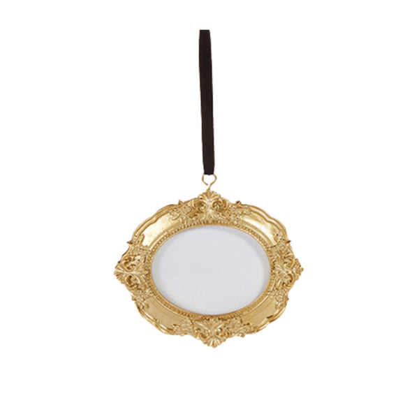 Gilded Frame Ornament- Oval