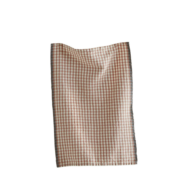 Gingham Border Hand Towel