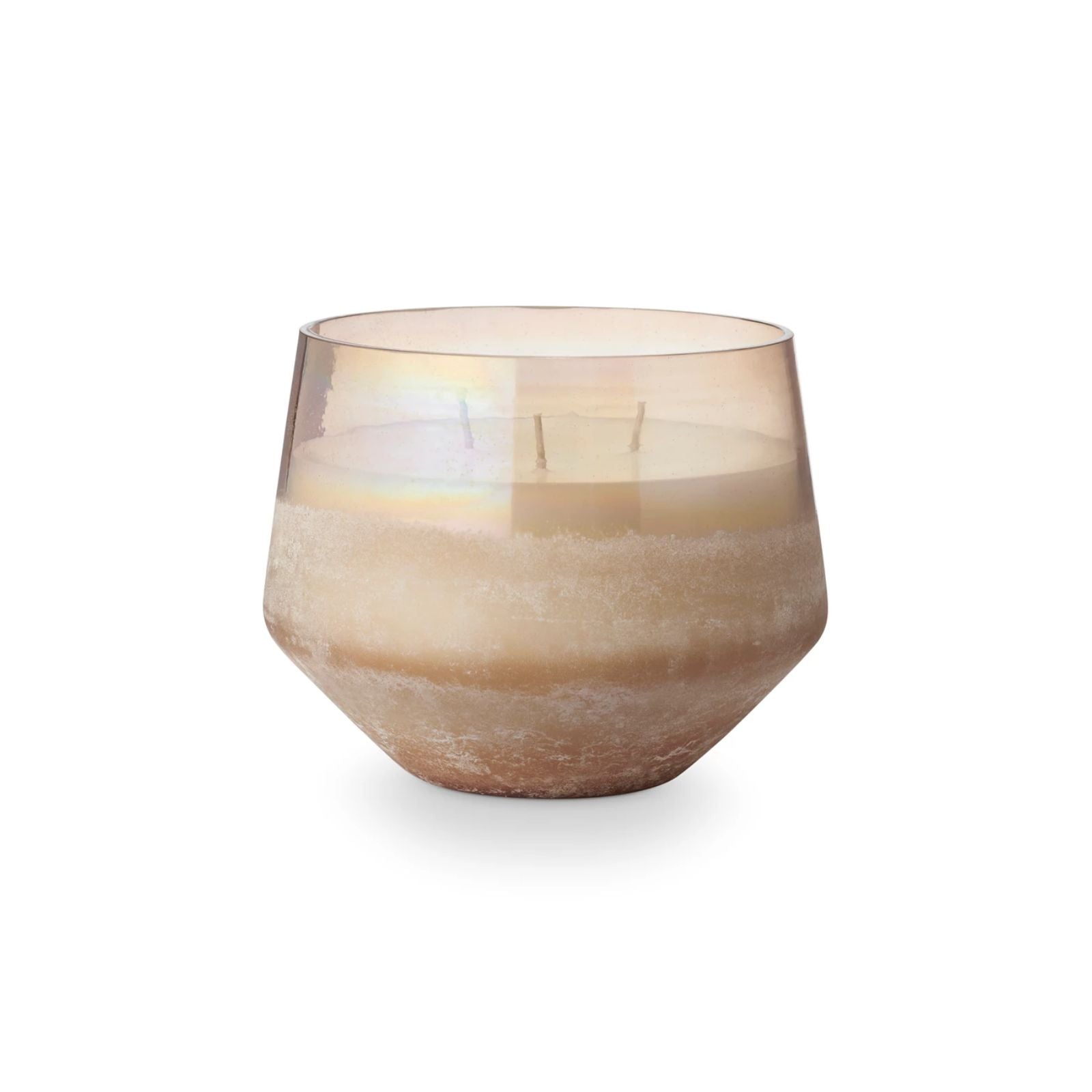 Glass Coconut Milk Mango Candle