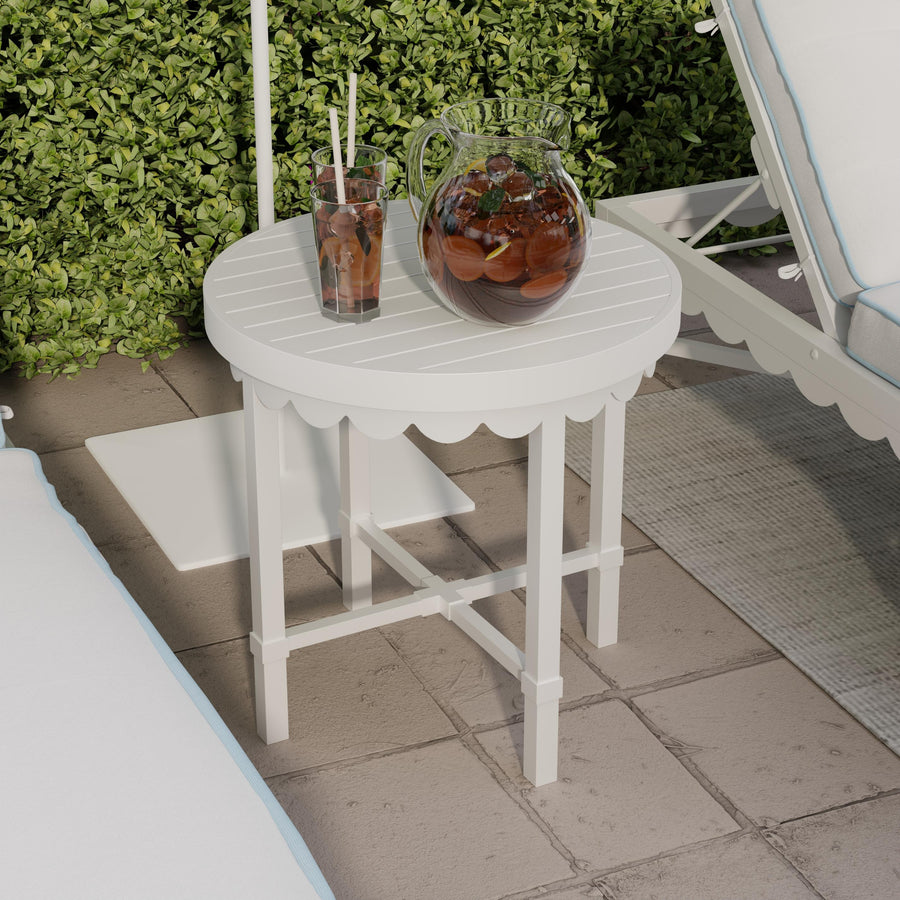 Early Access: Riviera Side Table in Alabaster