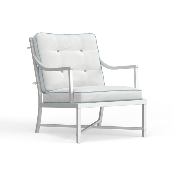 Riviera Lounge Chair in Alabaster