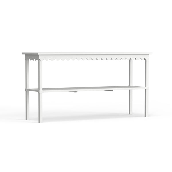 Riviera Console Table in Alabaster