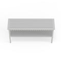 Riviera Console Table in Alabaster