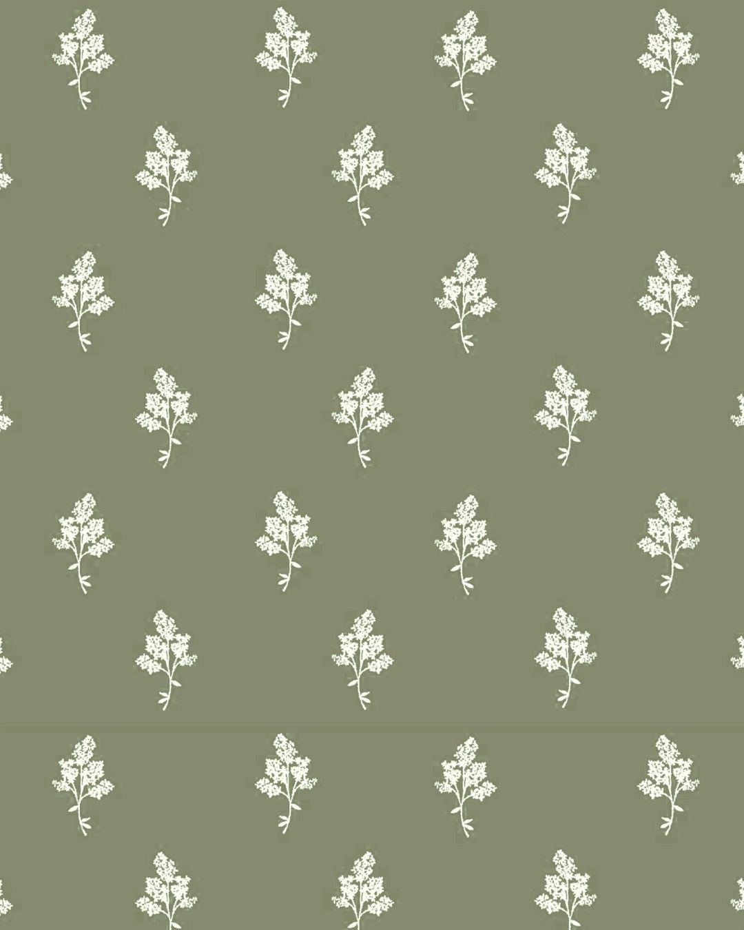 Hannah Floral Fabric in Laurel