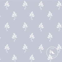 Hannah Floral Fabric in Light Blue