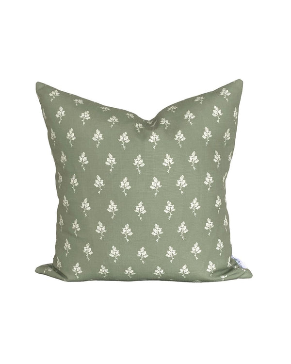 Hannah Floral Pillow in Laurel