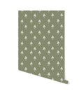 Hannah Floral Wallpaper in Laurel