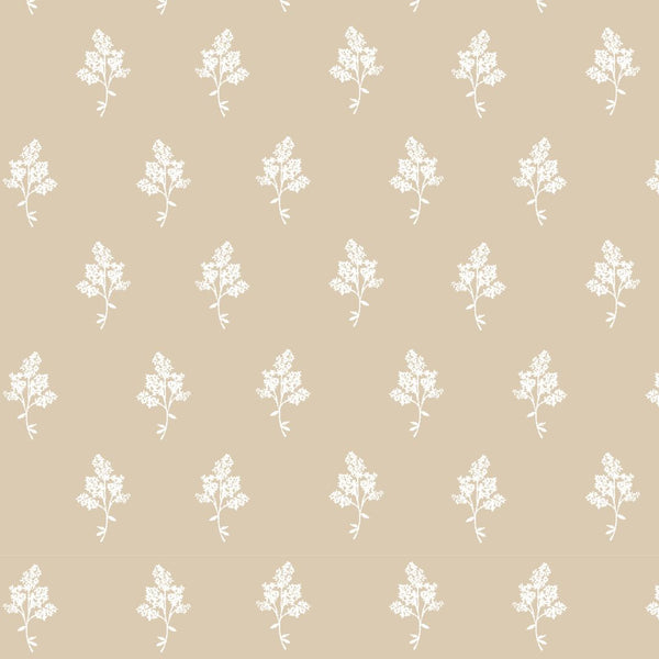 Hannah Floral Fabric in Natural