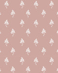 Hannah Floral Fabric in Dusty Pink