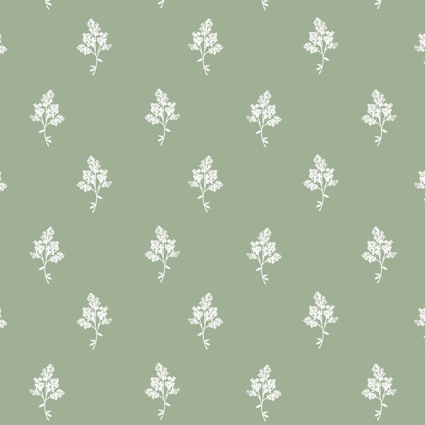 Hannah Floral Fabric in Sage