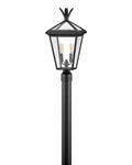 Hartford Post Mount Lantern in Black