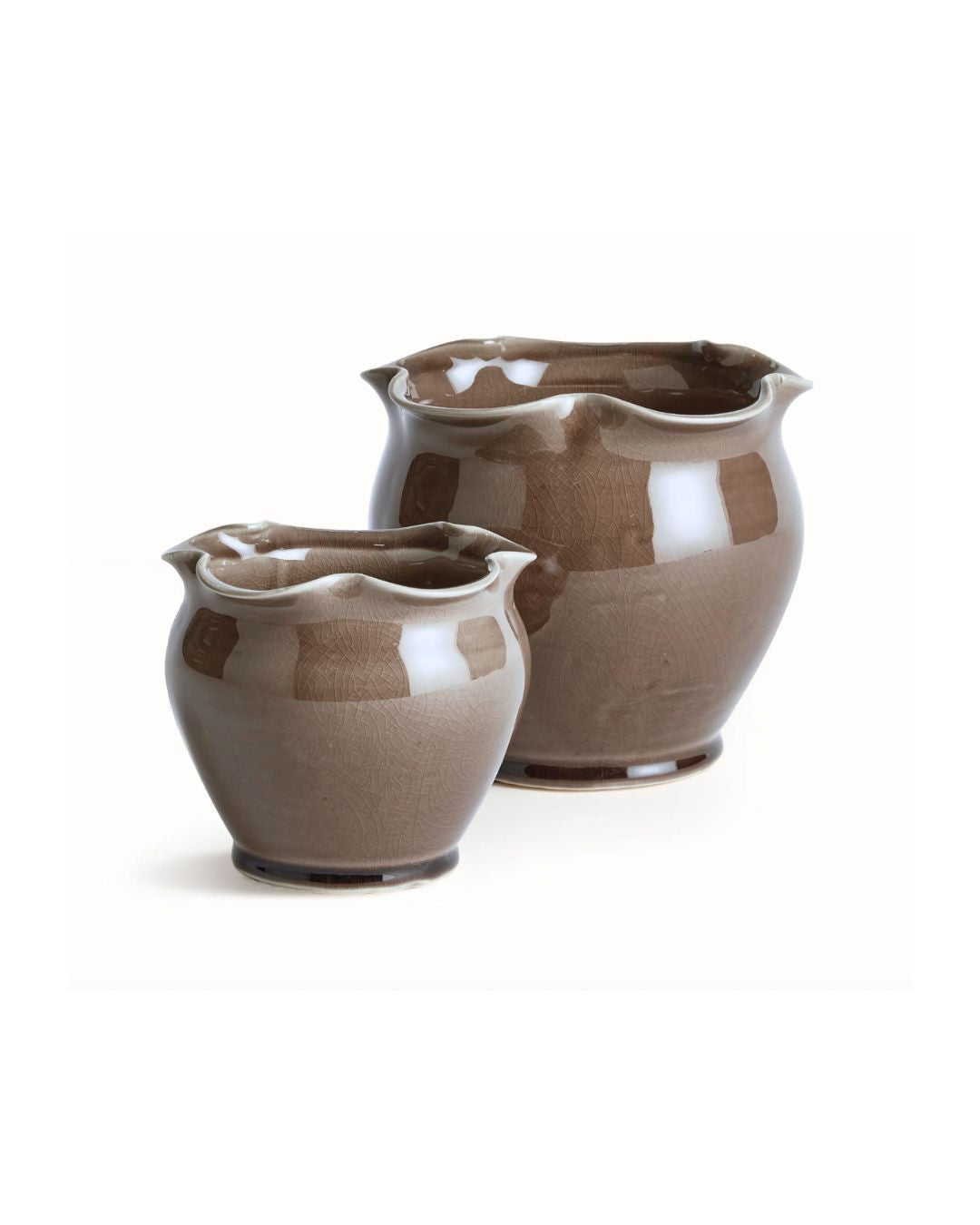 Hazel Ruffle Pot, Set of 2