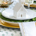 White Ceramic House Set