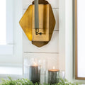 Geometric Candle Sconce