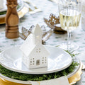 White Ceramic House Set