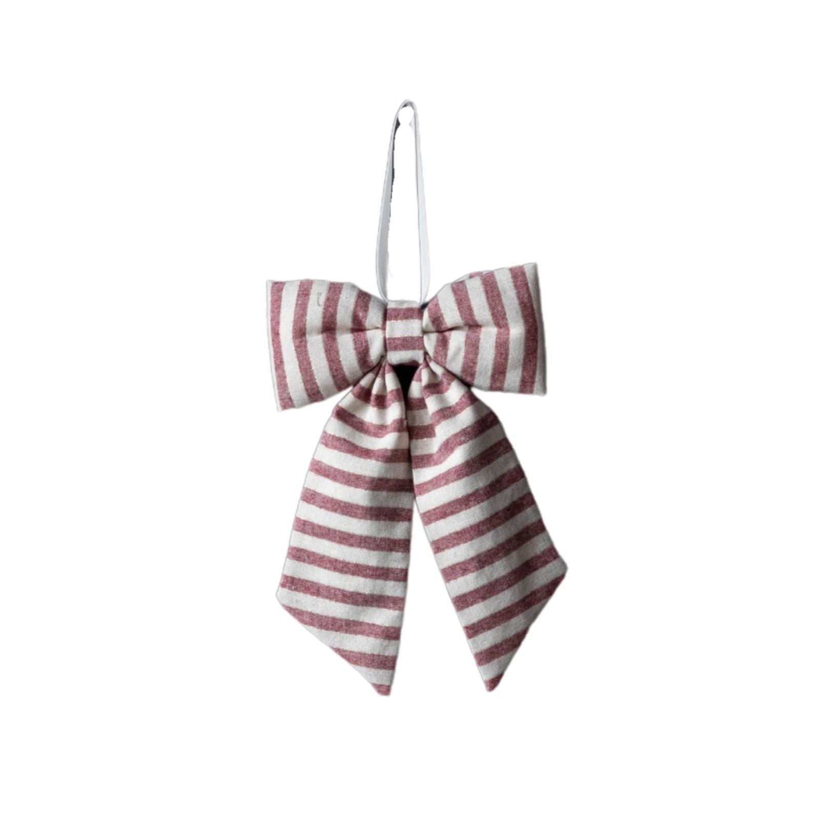 Holly Stripe Bow
