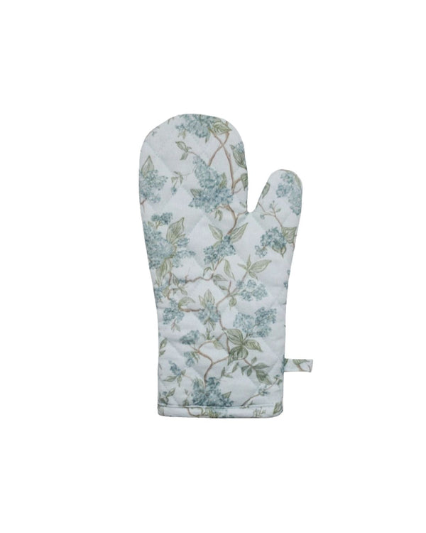 Hyacinth Blue Oven Mitts, Pair