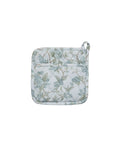 Hyacinth Blue Pot Holders, Pair