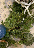 Olive Pintuck Ornament