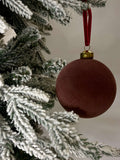 Mulberry Velvet Ornament