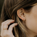 Brooklyn Twist Hoops- Gold