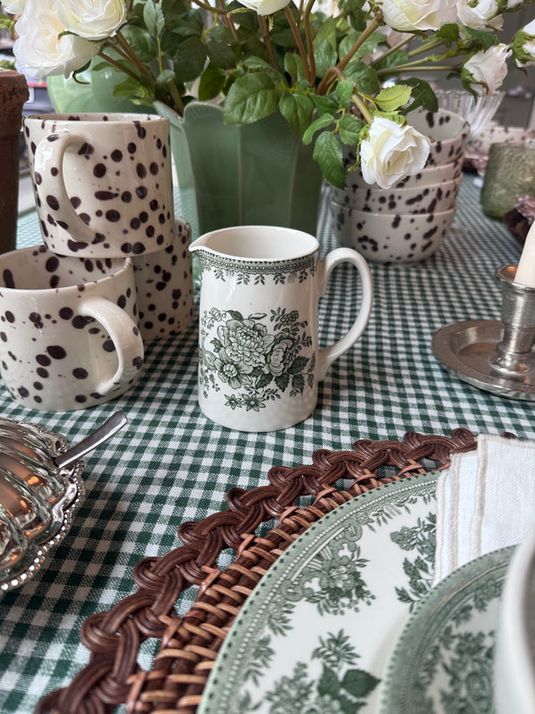 Green Pheasant Small Pitcher