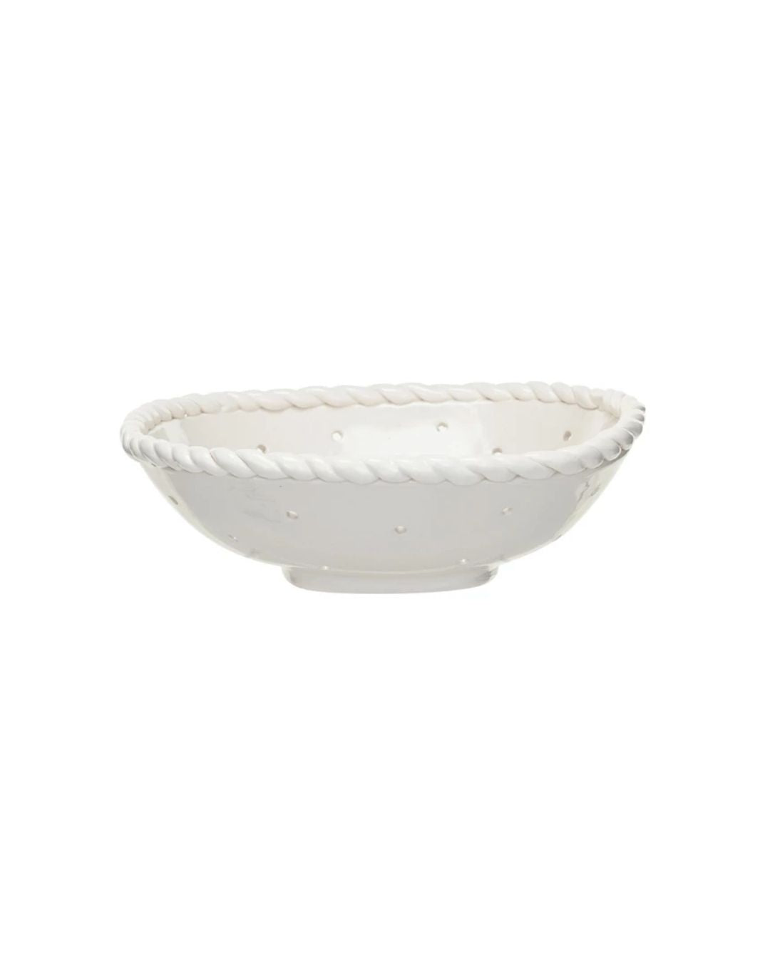 Ivory Twist Colander